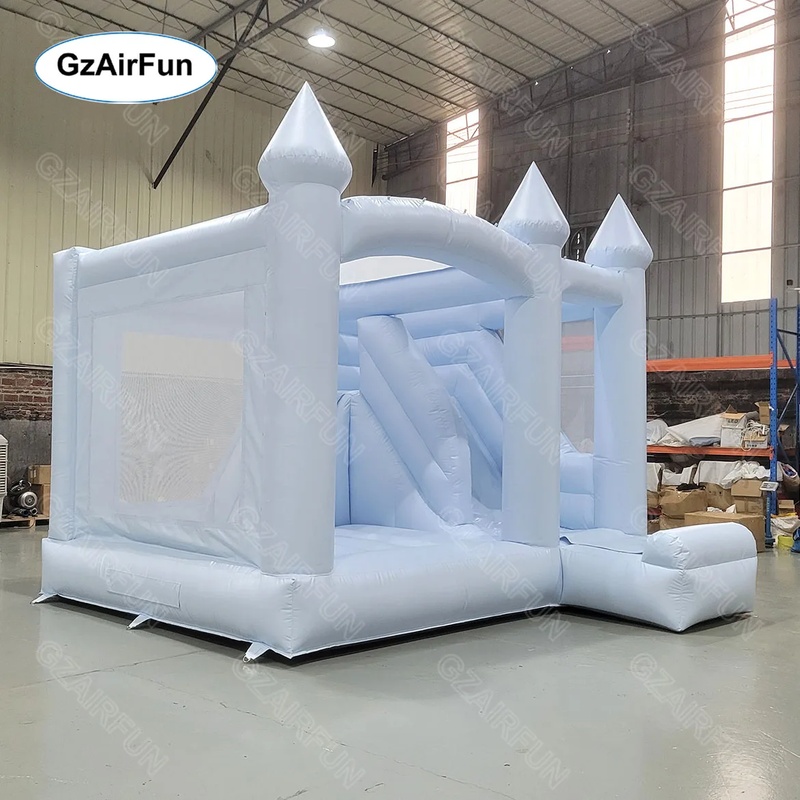 White Bouncy Castle Wedding In - Outdoor Kid Friendly recension och pris