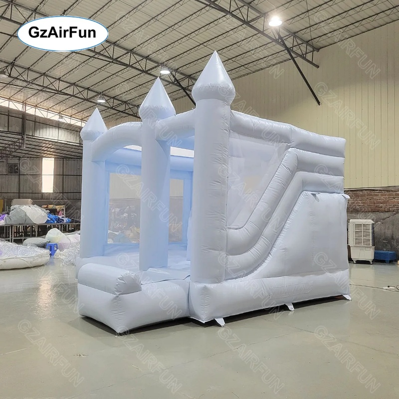 White Bouncy Castle Wedding In - Outdoor Kid Friendly recension och pris