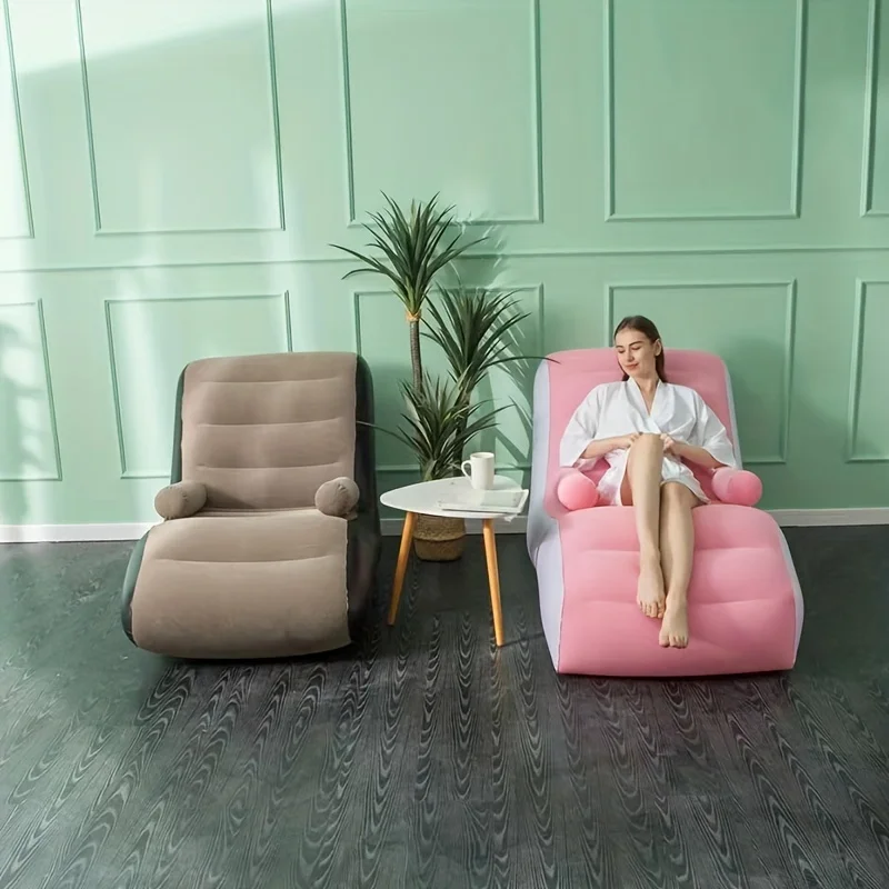Inflatable Lazy Sofa Flocking  - Kids Outdoor Lounge Furniture recension och pris