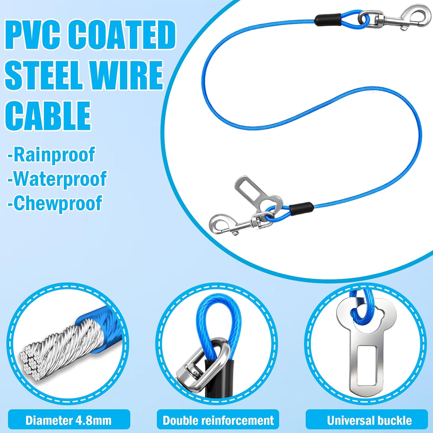 1Pc Chew-Proof Dog Car Harness - Swing Seat Belt recension och pris